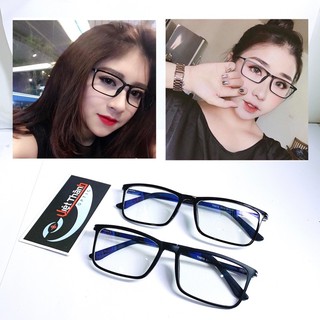 Gọng kính mềm dẻo tncmn size m oo kèm tròng mắt cận độ oo