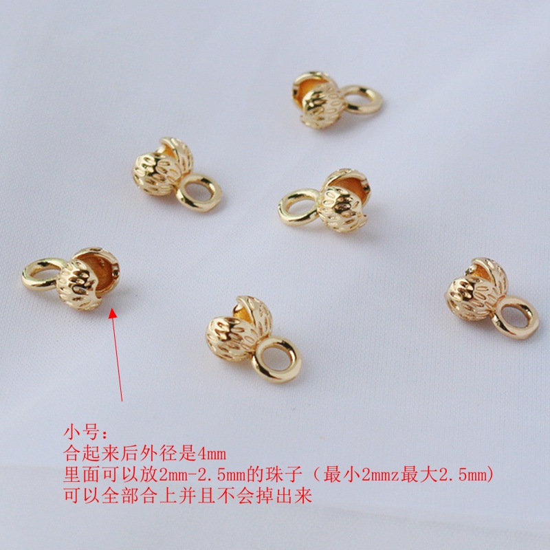 Khóa Cài Túi Xách Bằng Đồng 14k Màu Vàng diy