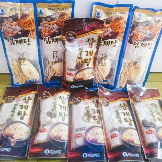 Gói gà hầm sâm Hàn Quốc