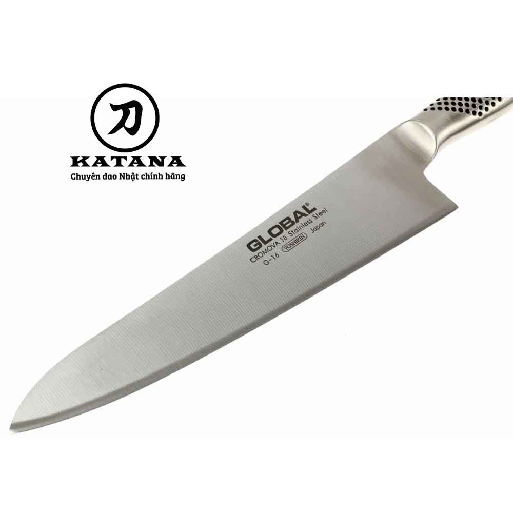 Dao bếp Nhật cao cấp Global G16 Chef - Dao thái thịt cá (240mm)