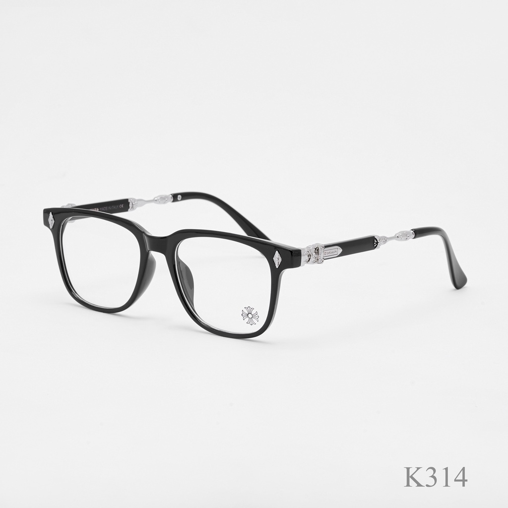 Gọng kính giả cận nam nữ có thể lắp mắt CHROM kiếng không độ đẹp K314 - Shop381 [GIÁ TỐT NHẤT]