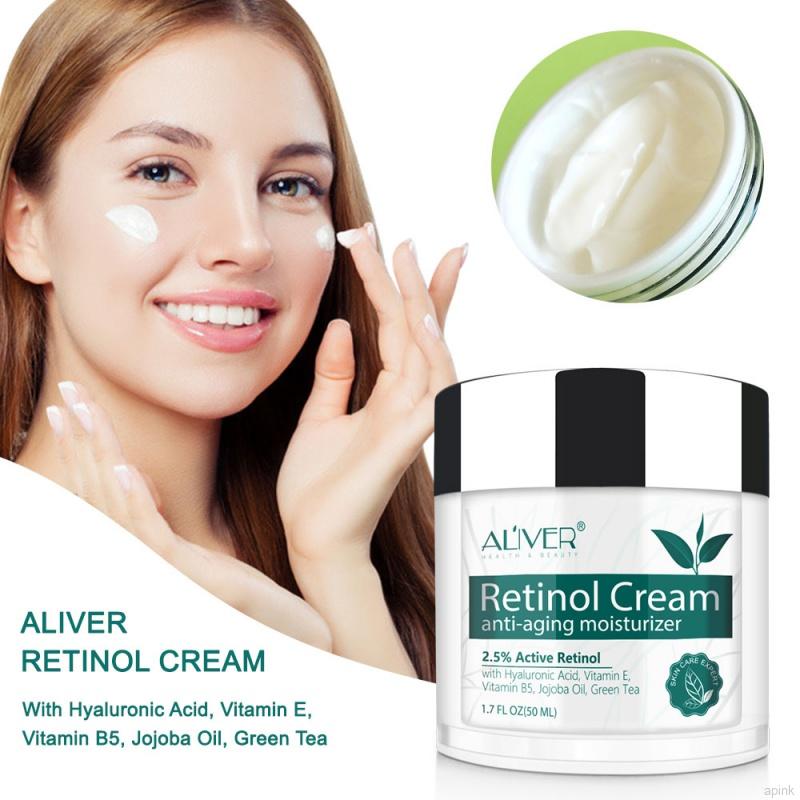 (Hàng Mới Về) Kem Dưỡng Da Mặt Aliver Retinol Hyaluronic Acid Vitamin A Chống Nếp Nhăn Dưỡng Ẩm Làm Săn Chắc Da