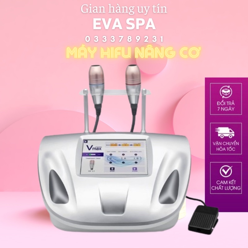 (Tặng kèm gel nâng cơ) Máy Nâng Cơ Trẻ Hóa Da Hifu V-MAX