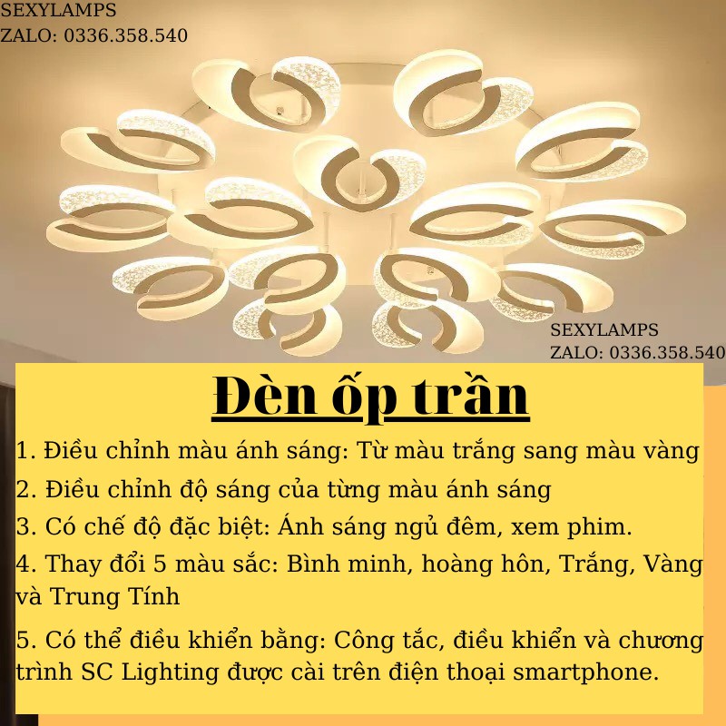 Đèn Trần Phòng Khách, Phòng Ngủ, Phòng Trẻ Em, Chung Cư Cao Cấp Đẹp