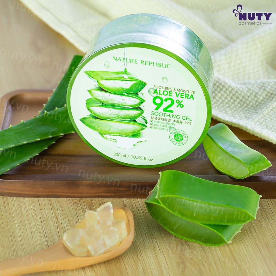 Gel Dưỡng Da Lô Hội Nature Republic Aloe Vera 92% Soothing Gel