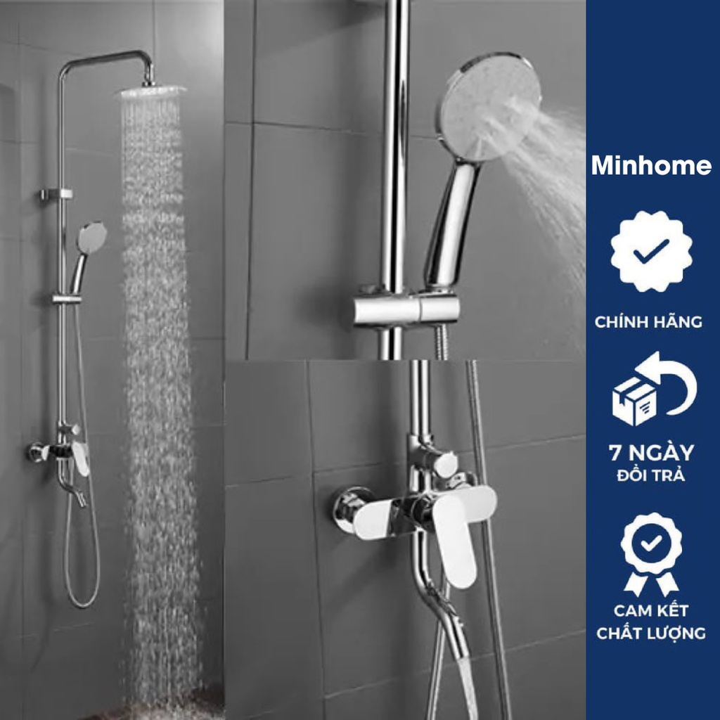 Sen Cây Tắm Đứng Nóng Lạnh Mh Sc01 Đồng Thau Mạ Crom Giá Tốt