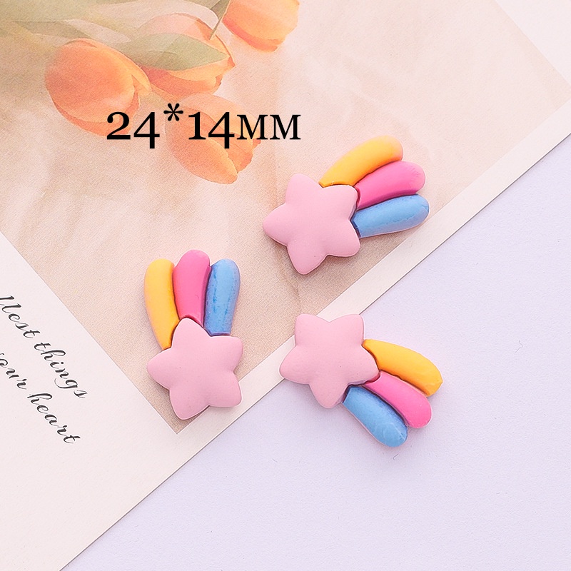 Phụ Kiện Trang Trí Hình Đám Mây/Mặt Trời/Ngôi Sao/Mặt Trăng/Đám Mây Dễ Thương Bằng Nhựa Resin