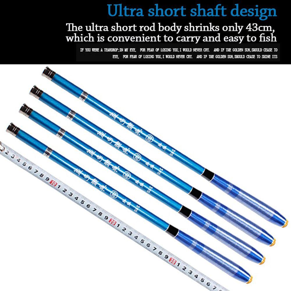 MUVAKO Cần Câu Cá Bằng Sợi Carbon Siêu Nhẹ