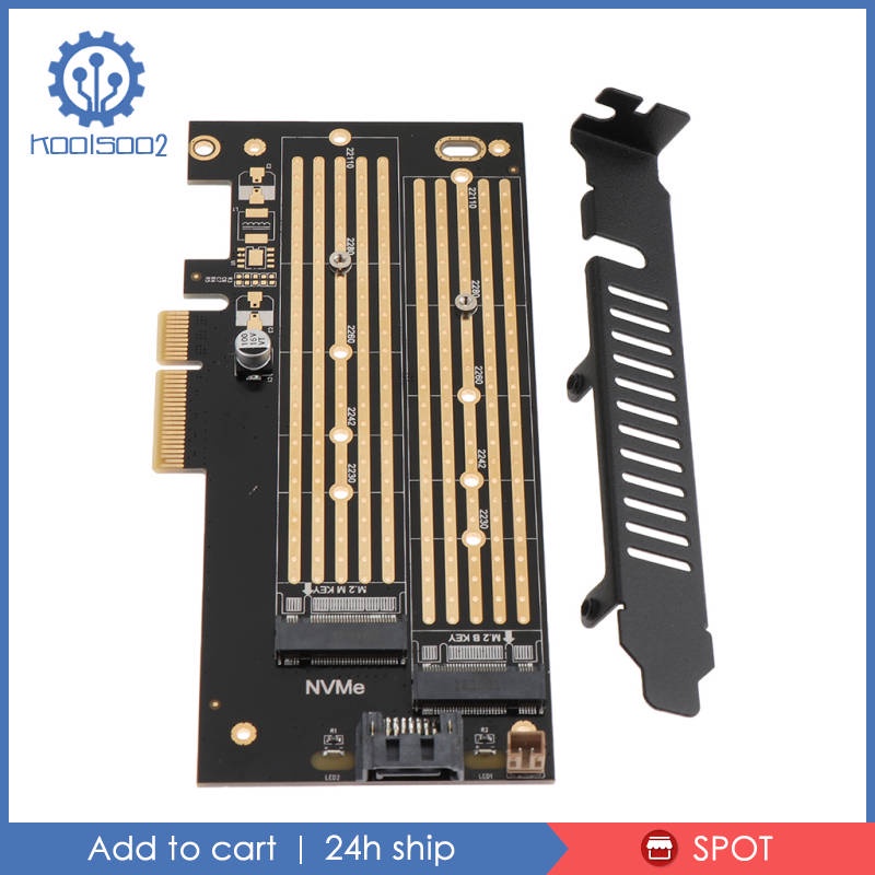 Bộ Chuyển Đổi Thẻ Chuyển Đổi NGFF M.2 B SSD  Sang PCI-E 4X