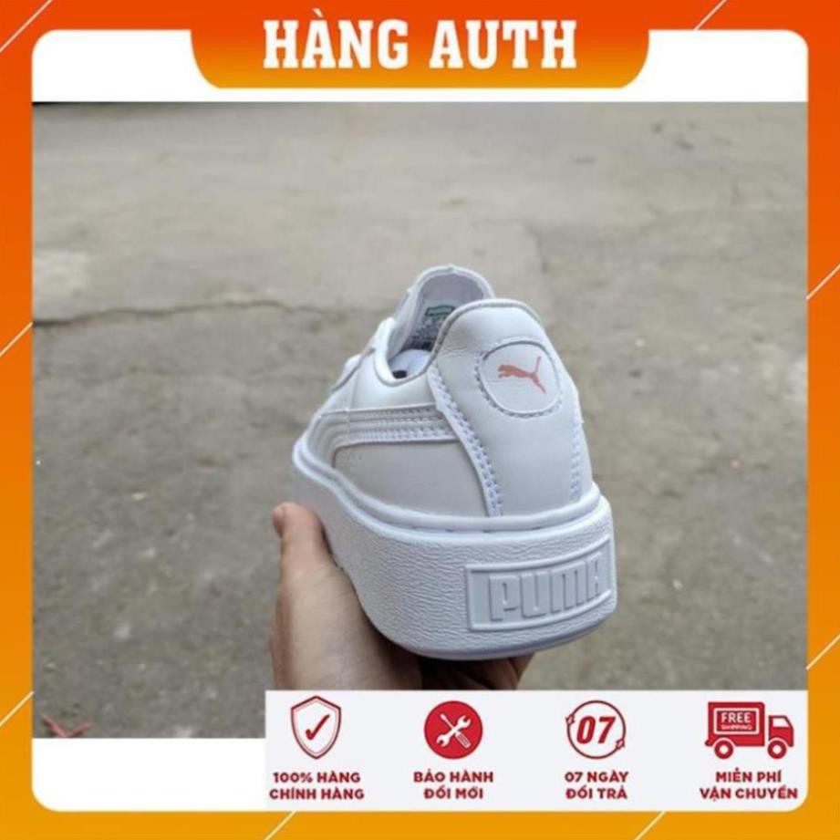 CT Hot Bán chạy - [FULL BOX - CAO CẤP] Giày Puma Suede Platform Pack Pink màu trắng mũi hồng Đẹp ; * 2021