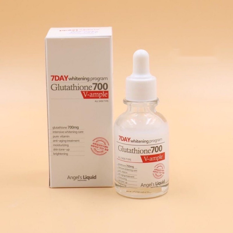 Serum Trắng Da 7Day Whitening Program Glutathione 700 V-ample
