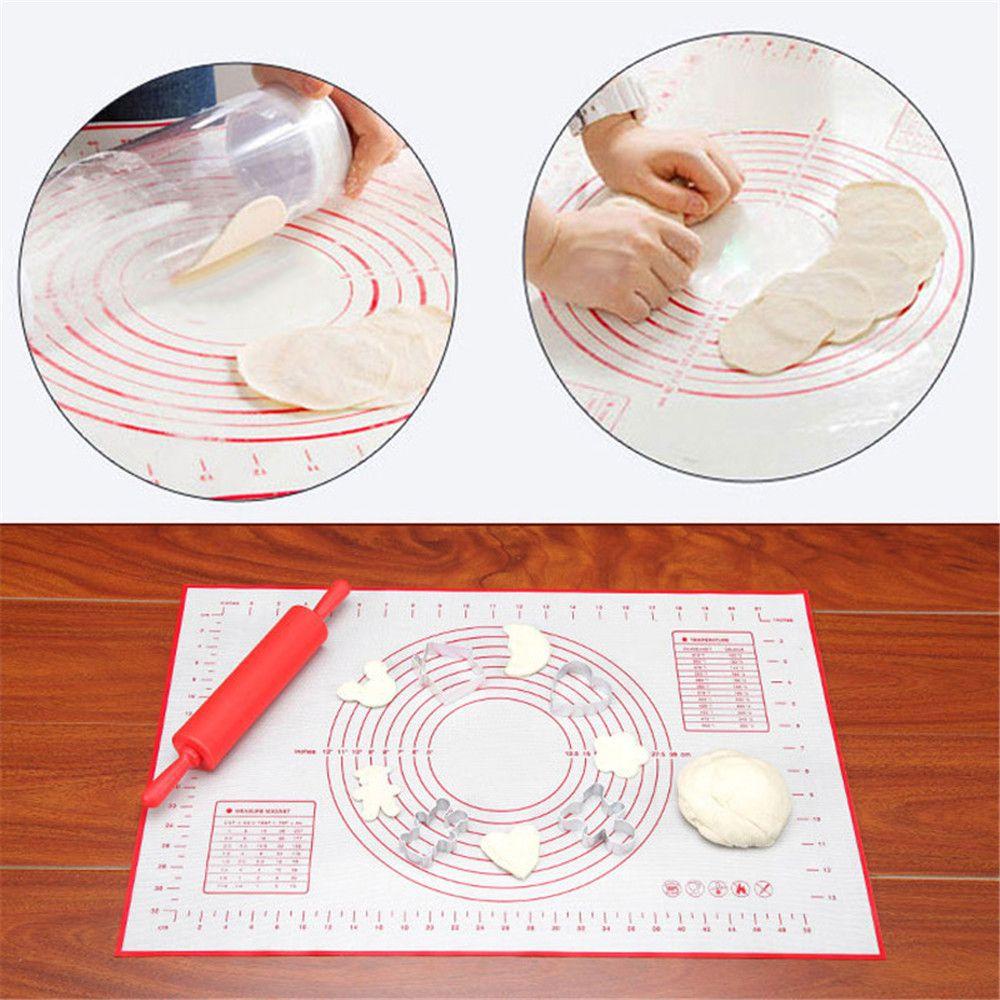 YIYU Thảm Nhào Bột Làm Bánh Macaron Bằng Silicone Tiện Dụng