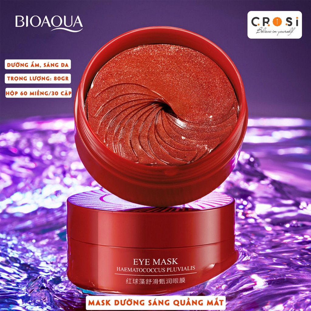 Mặt nạ mắt Collagen hộp 60 miếng, dưỡng sáng, trắng vùng quầng thâm mắt | BigBuy360 - bigbuy360.vn