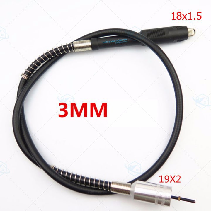 Dây truyền động nối dài cho máy khoan mài khắc mini