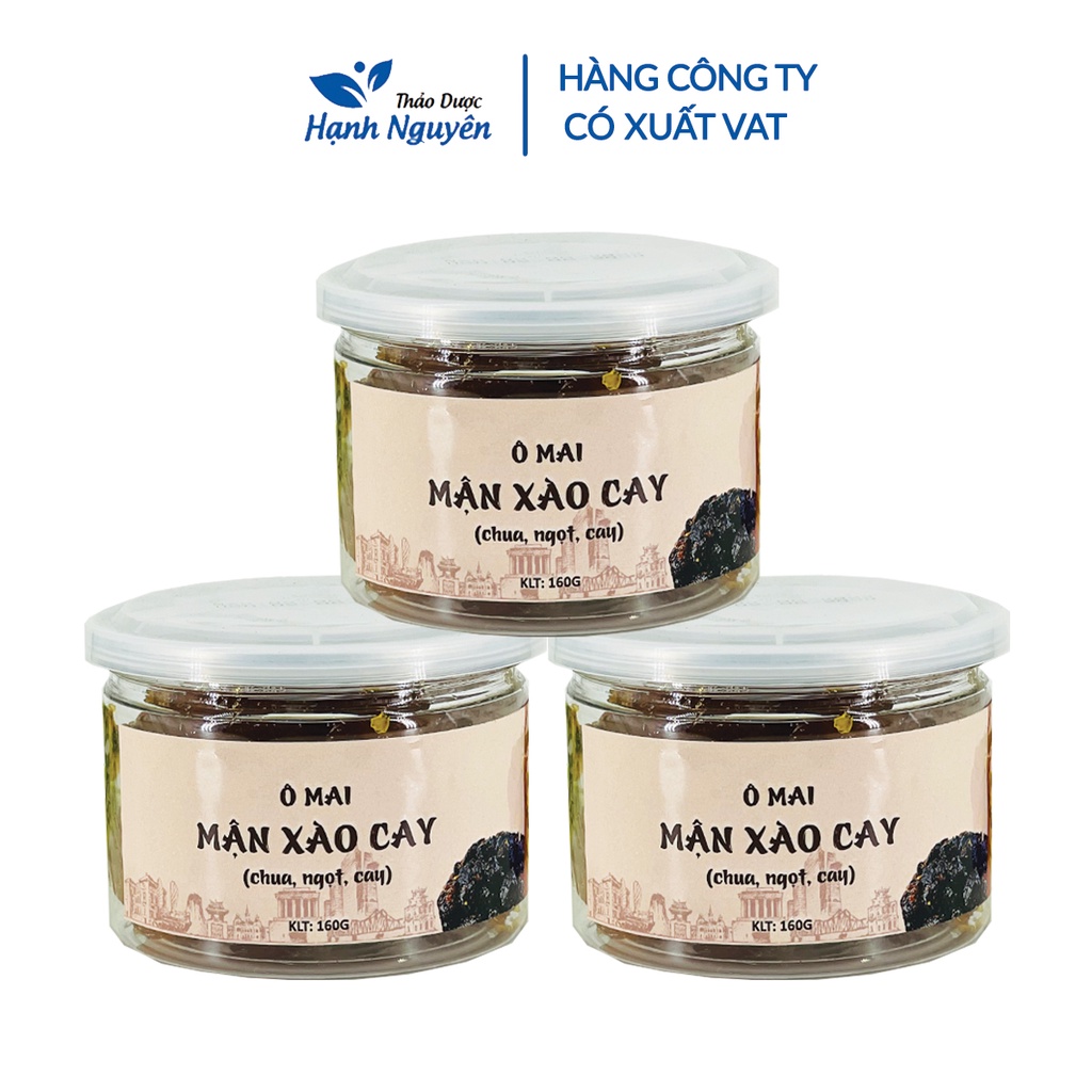Ô mai mận dẻo xào cay (Đặc sản Hà Nội, đồ ăn vặt thơm ngon, xí muội) - Thảo Dược Hạnh Nguyên