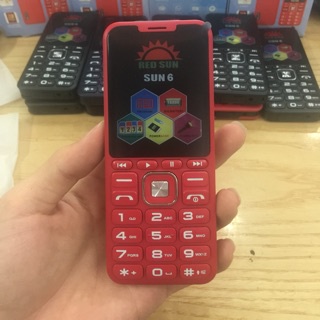ĐIỆN THOẠI RED SUN 6 4sim có đổi giọng nói, loa to, chữ to,