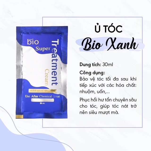 Ủ Tóc Bio Super Treatment Cream Thái Lan 30ml - Ủ tóc siêu mượt phục tóc hồi hiệu quả