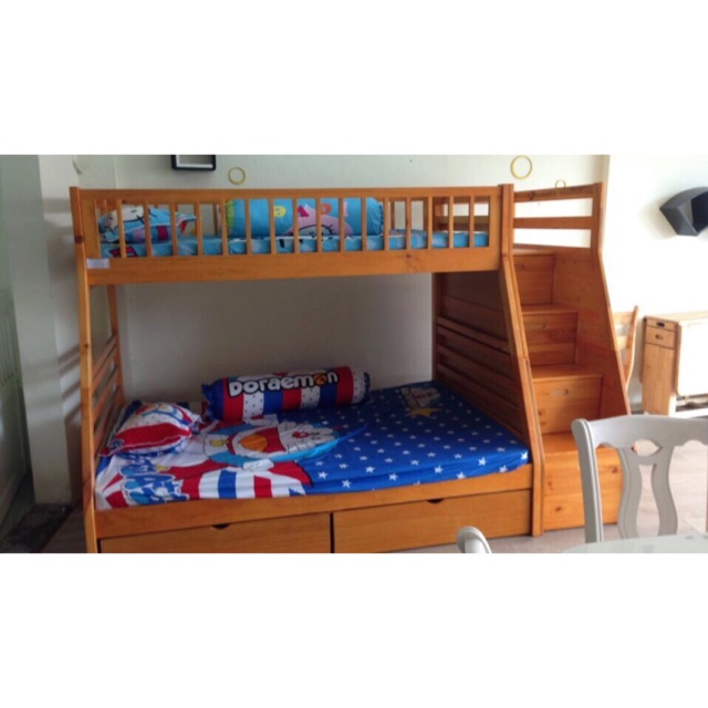 Giường tầng cầu thang hộp giá rẻ