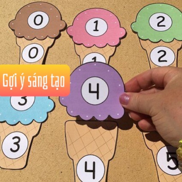 1 đến 10 chữ số  5cm vải nỉ  đồ chơi mầm non tự làm