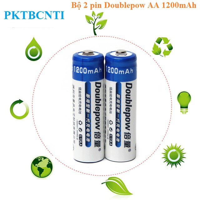 [SẠC NHANH] COMBO BỘ SẠC PIN NHANH 4 KHE K11 TẶNG KÈM 4 PIN DOUBLEPOW DÙNG CHO MICRO, MÁY ẢNH