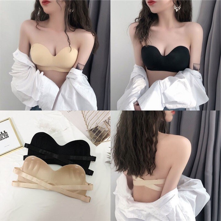 Áo lót không dây nâng ngực – Áo ngực chống tụt bra sexy