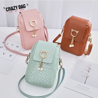 [Crazy bag] Túi đựng điện thoại di động đeo chéo Túi xách nữ thời trang 2022 phiên bản Hàn Quốc Ví đựng tiền xu Túi đeo vai nữ