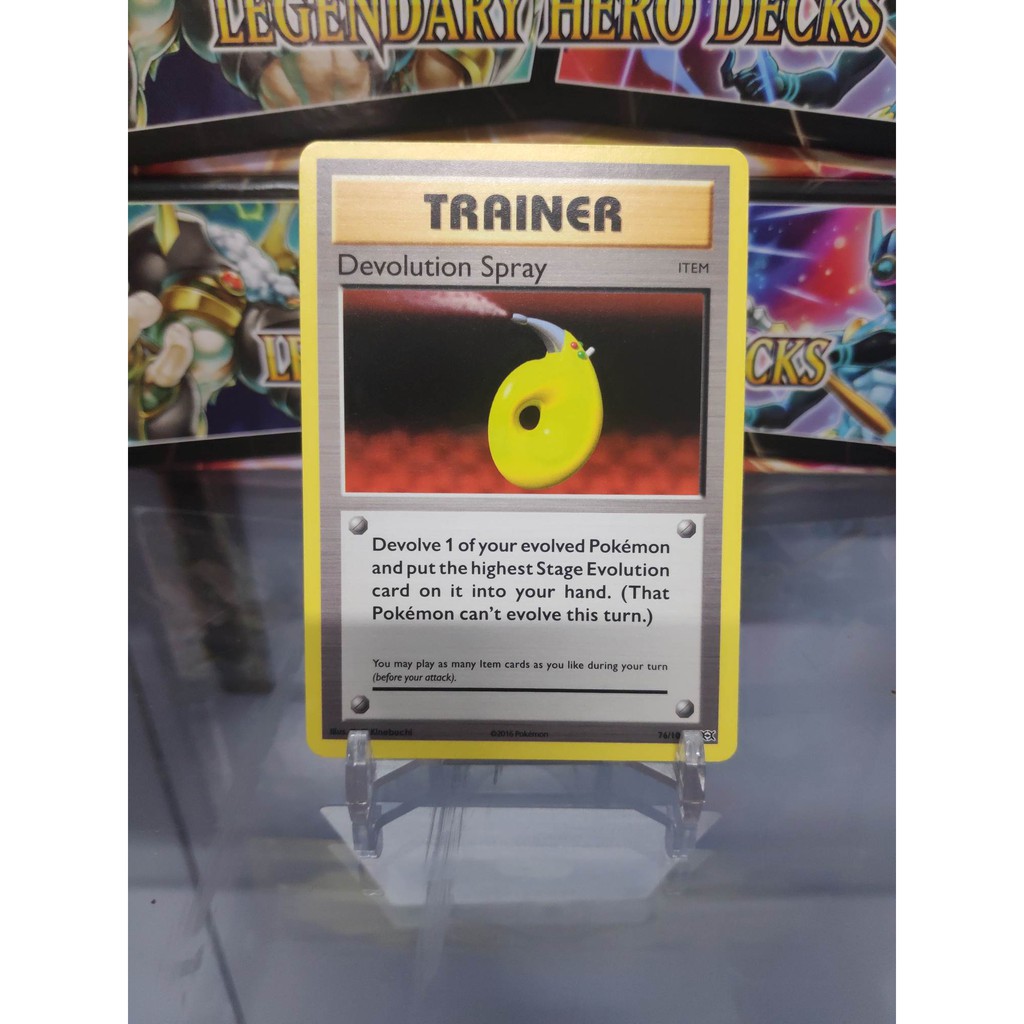 [ Dưa Hấu Yugioh ] Lá bài thẻ bài Pokemon Devolutioni Spray
