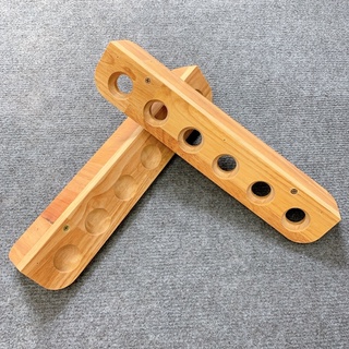 Giá để cơ bida treo tường/giá để gậy bida treo tường 6 lỗ