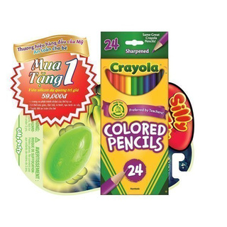 Đồ Chơi Viên nhựa dẻo silicon (màu dạ quang) CRAYOLA 080316
