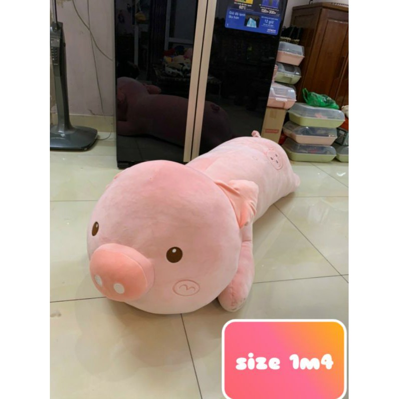 Gấu bông Heo Hồng siêu to dễ thương size 1m4