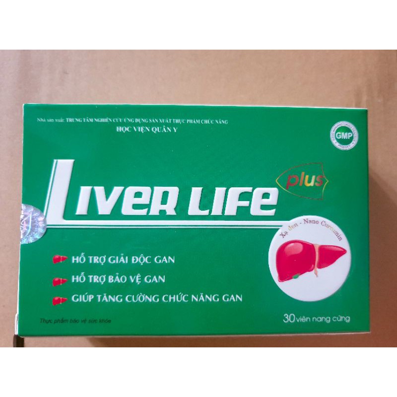 Liver Life Plus Học viện Quân Y - Siêu Phẩm Giải Độc Gan-tăng cường chức năng gan phục hồi chức năng gan sau rượu bia.