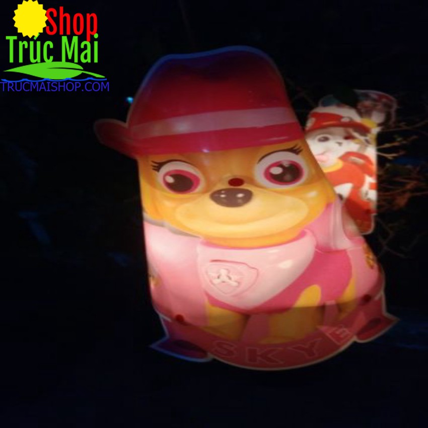 Đèn trung thu Việt Nam mẫu chó cún yêu ( hàng Việt Nam chất lượng cao)