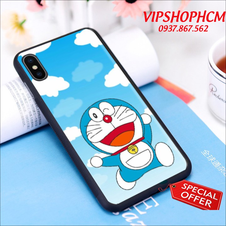 Ốp lưng iPhone 7 / 6 Plus / 6S Plus / 6/ 6S / 5 /4 Hình Doremon Vui Nhộn - TPU Viền Dẻo