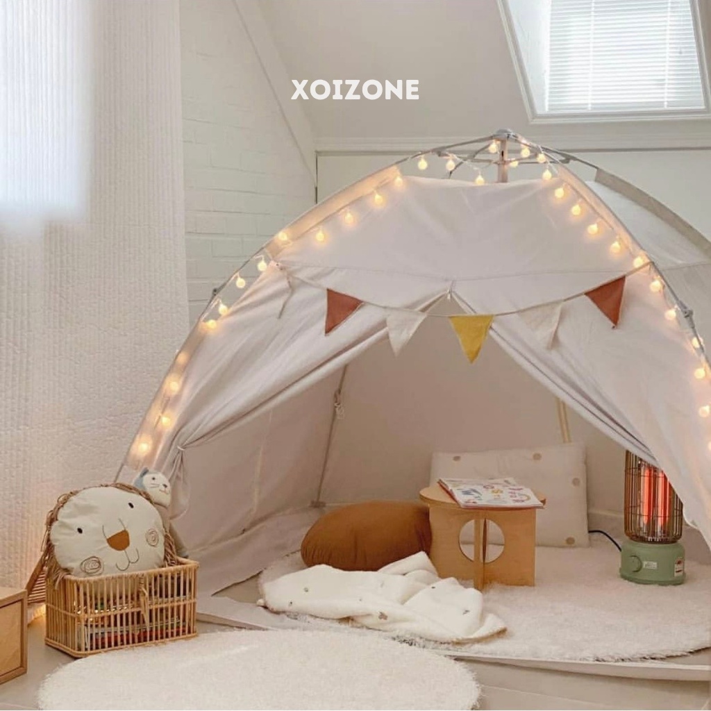 Lều cắm trại tại nhà cho bé và gia đình/ One-touch heating tent for baby &amp; family