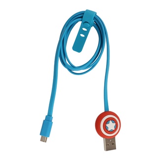 [Mã MINI11FFF giảm 5% đơn 150K] Dây cáp cho Androi Miniso Captain America (Xanh) - Hàng chính hãng