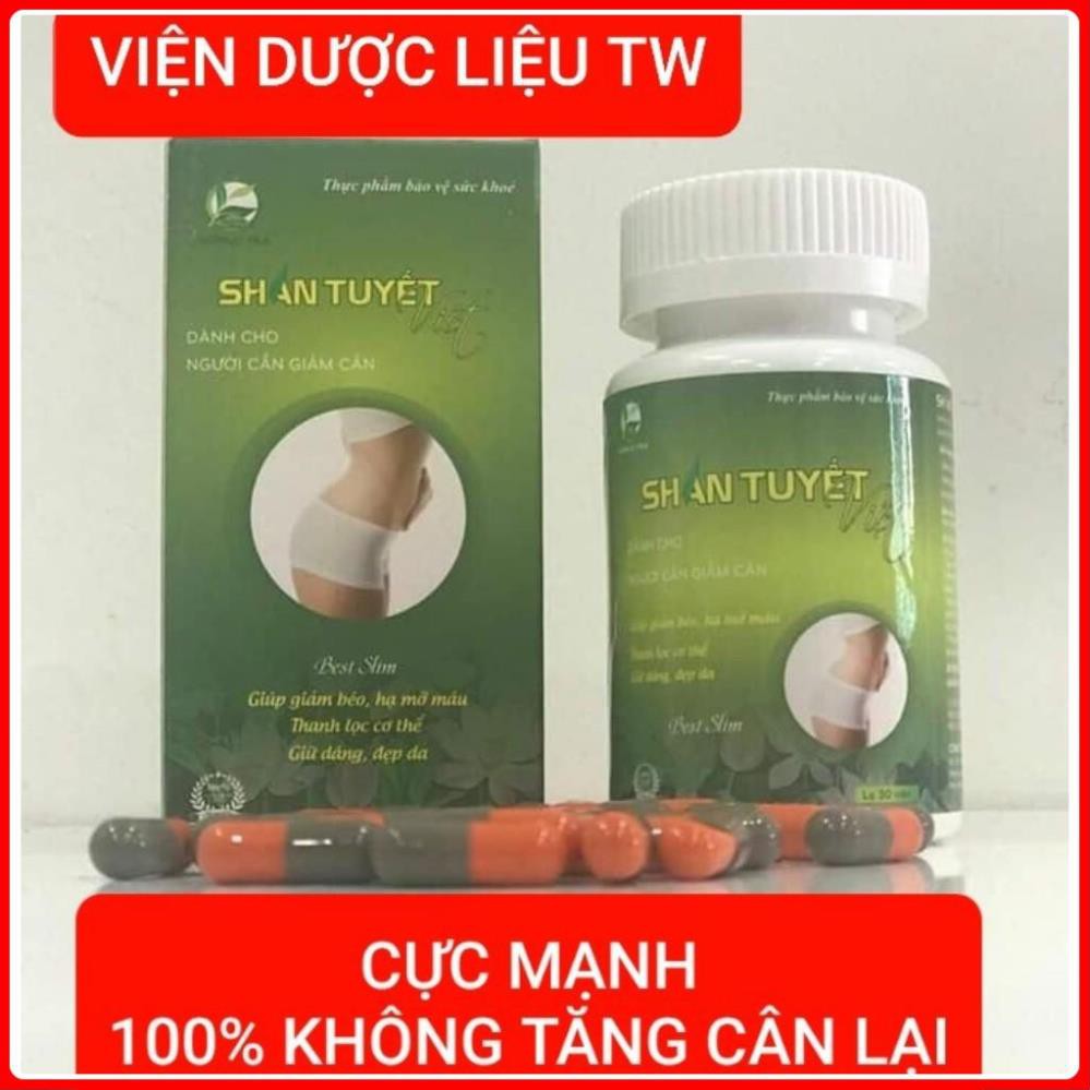 [LT GIẢM 4-6KG KHÔNG TĂNG LẠI] Shan Tuyết Việt - Giảm Cân Nhà Thuốc Viện Nghiên cứu và phát triển Y dược Dân Tộc