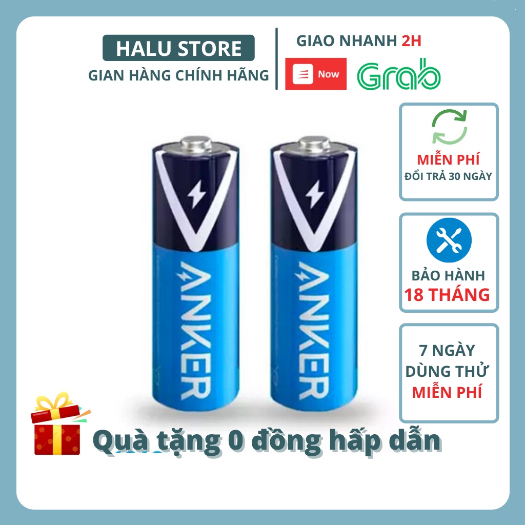 Pin kiềm con thỏ anker B1810 B1820 AA/AAA Alkaline pin tiểu chất lượng cao- halustore