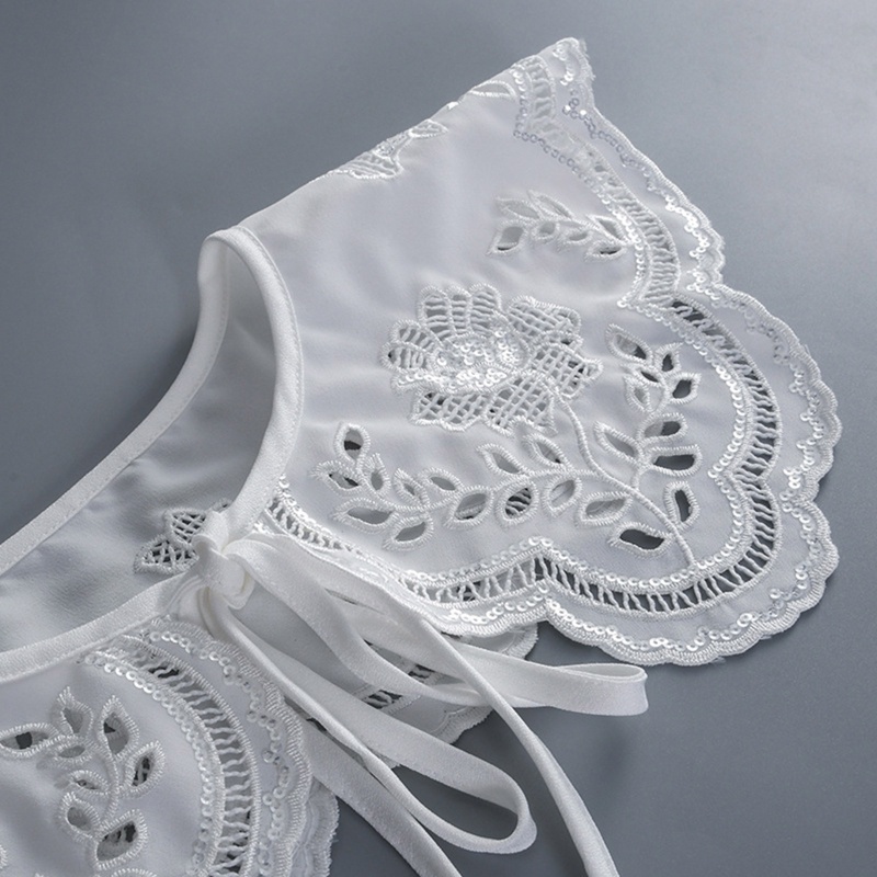 Cổ Áo Giả Thêu Họa Tiết Phong Cách Hán Phục Cổ Điển