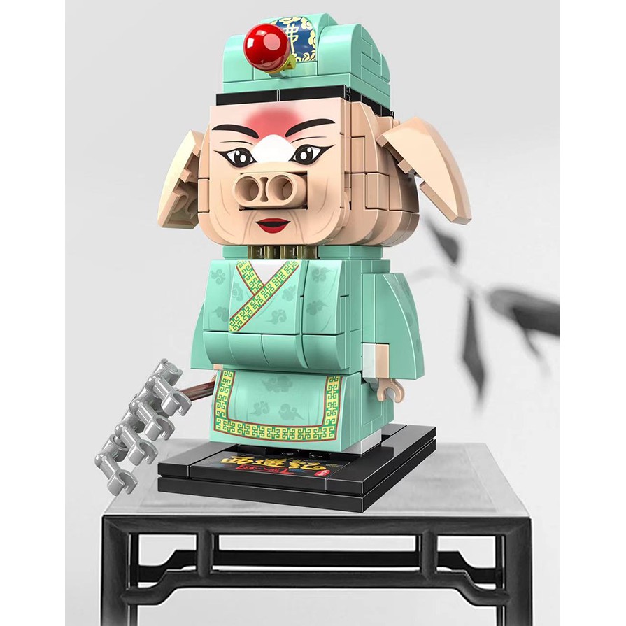 Mô hình Tây Du Ký set 4 nhân vật thầy trò Đường Tăng phiên bản Hý Kịch lego lắp ghép