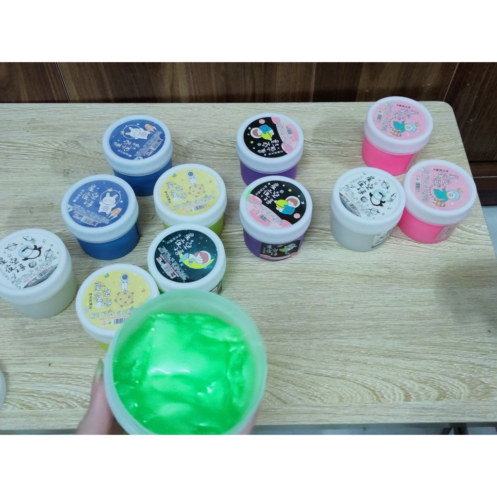 Hũ slime [ TRONG CÓ TẶNG KÈM HẠT LẤP LÁNH] siêu thích, siêu đã, siêu vui, shop giao màu ngẫu nhiên