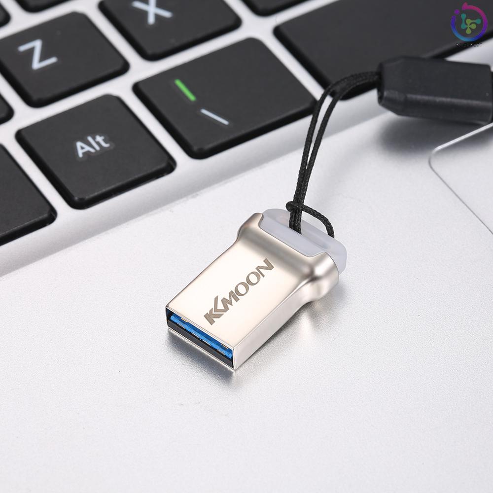 KKmoon USB Flash Drive USB3.0 Mini Portable U Disk 8GB Pendrives Car Pen Drive Silver for PC Laptop