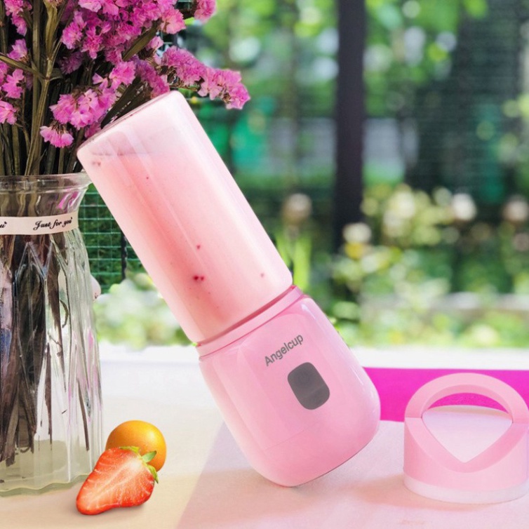 Máy xay sinh tố cầm tay ANGEL CUP 2 cối thuỷ tinh công suất lớn - Máy xay đa năng 6 lưỡi di động