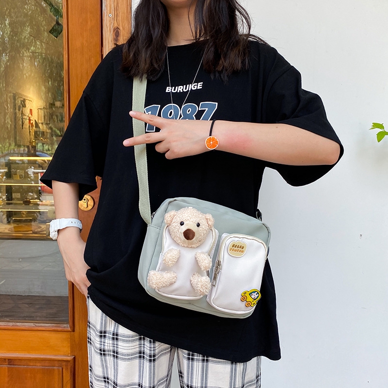 Túi vải đựng quần áo đeo vai thời trang nhỏ trơn giá rẻ LOT STORE TX625 | BigBuy360 - bigbuy360.vn