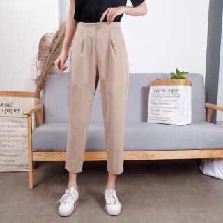 Quần bagyy đũi khuy trước chun sau