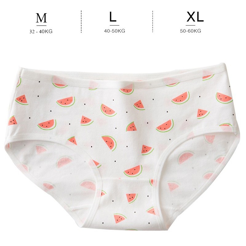 Quần lót nữ cotton cao cấp nâng mông thông hơi in hoạ tiết đáng yêu QL09 | BigBuy360 - bigbuy360.vn