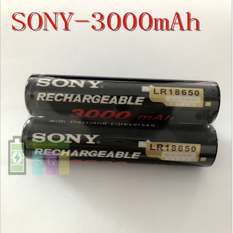 Pin sạc Sony 18650 - 3.7V 3000mAh Dùng Cho Sạc Dự Phòng, Đèn Pin, Quạt Tích Điện, Đồ Chơi...