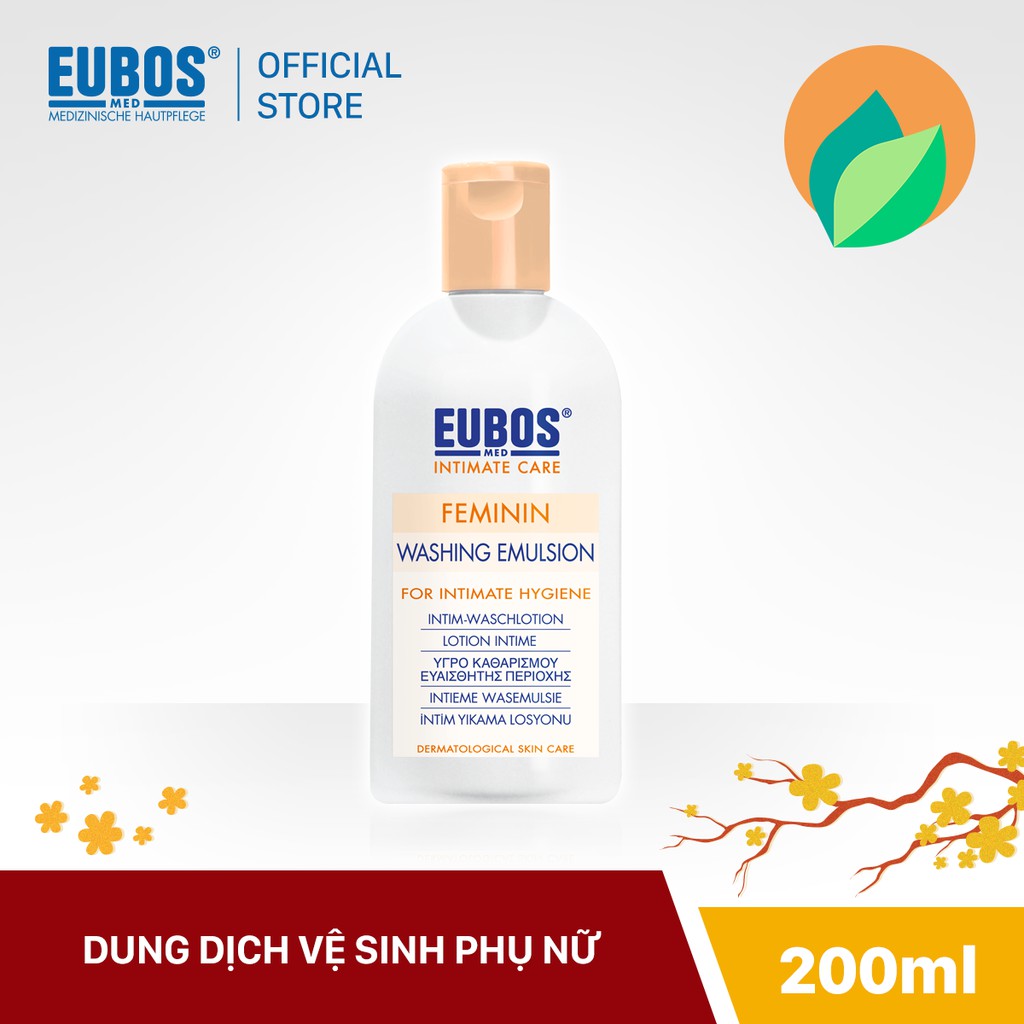 Dung dịch vệ sinh phụ nữ EUBOS Feminin Washing Emulsion 200ml