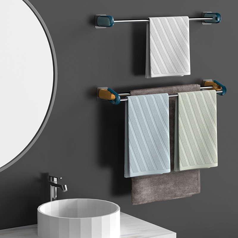 Giá treo khăn tắm gắn tường không cần khoan tiện lợi bền bỉ