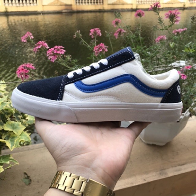 Giày V-Style Màu Trắng Xanh Cực Đẹp Giá Rẻ