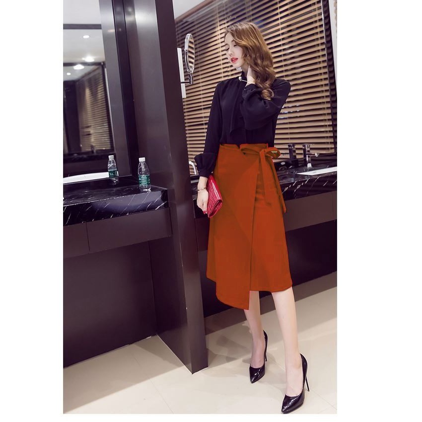 ❣️FREESHIP❣️Chân Váy Chữ A Thắt Nơ